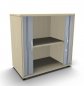 Preview: Querrollladenschrank Mega 2 OH 80 cm Ahorn