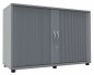 Preview: Querrollladenschrank TEN 2 OH, 120 cm Lichtgrau