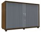 Preview: Querrollladenschrank TEN 2 OH, 120 cm Nussbaum
