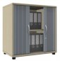 Preview: Querrollladenschrank TEN 2 OH, 80 cm Ahorn