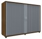 Preview: Querrollladenschrank TEN 3 OH 160 cm breit Nussbaum