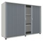 Preview: Querrollladenschrank TEN 3 OH 160 cm breit Weiss