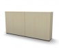 Preview: Raumteilerschrank Mega Stehtheke 240 cm Ahorn
