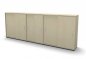 Preview: Raumteilerschrank Mega Stehtheke 320 cm Ahorn