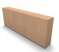 Preview: Raumteilerschrank Mega Stehtheke 320 cm Buche