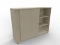 Preview: Raumteilerschrank TEN als Stehtheke 160 cm Ahorn