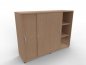 Preview: Raumteilerschrank TEN als Stehtheke 160 cm Buche