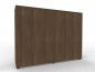 Preview: Raumteilerschrank TEN als Stehtheke 160 cm Nussbaum