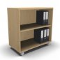 Preview: Regal Master mobil 2 OH fahrbar Ahorn