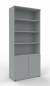 Preview: Regalschrank TEN 6 OH 100 cm breit Lichtgrau