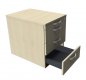 Preview: Rollcontainer Ten 600 mm tief Ahorn