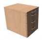 Preview: Rollcontainer Ten 600 mm tief Buche