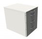 Preview: Rollcontainer Ten 600 mm tief weiss