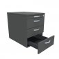 Preview: Rollcontainer Ten 600 mm tief Onyx-Grau