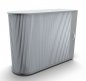 Preview: Rollladenschrank Mega linke Seite anstellbar Lichtgrau