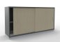 Preview: Schiebetürenschrank TEN 2 OH, 160 cm Metallsockel