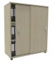 Preview: Schiebetürenschrank TEN 3 OH, 100 cm Ahorn