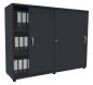 Preview: Schiebetürenschrank TEN 3 OH, 160 cm onyxgrau
