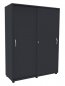 Preview: Schiebetürenschrank TEN 4 OH 120cm onyxgrau