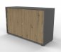 Preview: Schiebetürenschrank VH9 2 OH 120 cm Grafit-Asteiche