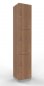 Preview: Schießfachschrank 3 Fächer 220 cm hoch Metallsockel Nussbaum