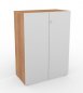 Preview: Aktenschrank Master 3 Ordnerhöhen Nussbaum/Silber