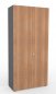 Preview: Aktenschrank Master 100 cm breit Grafit/Nussbaum