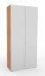 Preview: Aktenschrank Master 100 cm breit Nussbaum/Silber