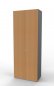 Preview: Aktenschrank Master 6 OH 80 cm breit Grafit-Buche