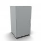 Preview: Aktenschrank Mega 2 OH 40 cm breit Lichtgrau