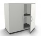 Preview: Aktenschrank Mega 2 OH Weiss