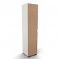 Preview: Schrank Mega 5 OH 40 cm breit Weiss Buche