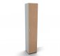 Preview: Schrank Mega 6 OH 40 cm breit Lichtgrau Buche