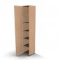 Preview: Schrank Mega 6 OH 40 cm breit Buche