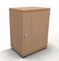 Preview: Aktenschrank TEN 2 Ordnerhöhen 60 cm Schloss links Buche