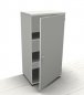 Preview: Aktenschrank TEN 3 Ordnerhöhen 60 cm Schloss links Weiss