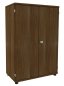 Preview: Aktenschrank TEN 3 Ordnerhöhen 80 cm breit Nussbaum
