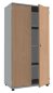 Preview: Aktenschrank TEN 4 Ordnerhöhen, 80 cm breit Lichtgrau/Buche