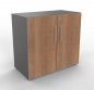 Preview: Schrank VH9 80 cm breit Grafit-Nussbaum