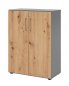 Preview: Schrank VH9 3 OH 80 breit Grafit-Asteiche