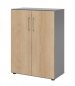 Preview: Schrank VH9 3 OH 80 breit Grafit-Eiche