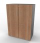 Preview: Schrank VH9 3 OH 80 breit Grafit-Nussbaum