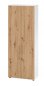 Preview: Büroschrank VH9 6 OH 80 cm Weiss-Asteiche