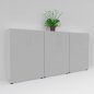 Preview: Büro Schrankwand Basis K5 Lichtgrau