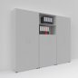 Preview: Büro-Schrankwand Basis K7 Lichtgrau