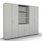 Preview: Schrankwand TEN K2 280 cm breit weiss
