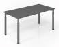 Preview: Schreibtisch Yach 160x80 cm Grafit-Grafit