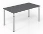 Preview: Schreibtisch Yach 160x80 cm Grafit-Silber