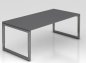 Preview: Schreibtisch Riesa 200x100 cm Grafit-Grafit