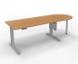 Preview: Schreibtisch XBM mit Anbautisch Buche